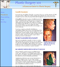 Plastic Surgery 101 - Jeff Weiss Marketing and Web Site Design